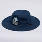 Mad Hueys Wide Brim Hat Great Bite Shark