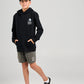 Mad Hueys Great Bite Shark Hooded Pullover Black