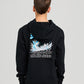 Mad Hueys Great Bite Shark Hooded Pullover Black