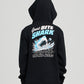 Mad Hueys Great Bite Shark Hooded Pullover Black
