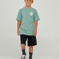 Mad Hueys Checker Hueys Tee Seafoam