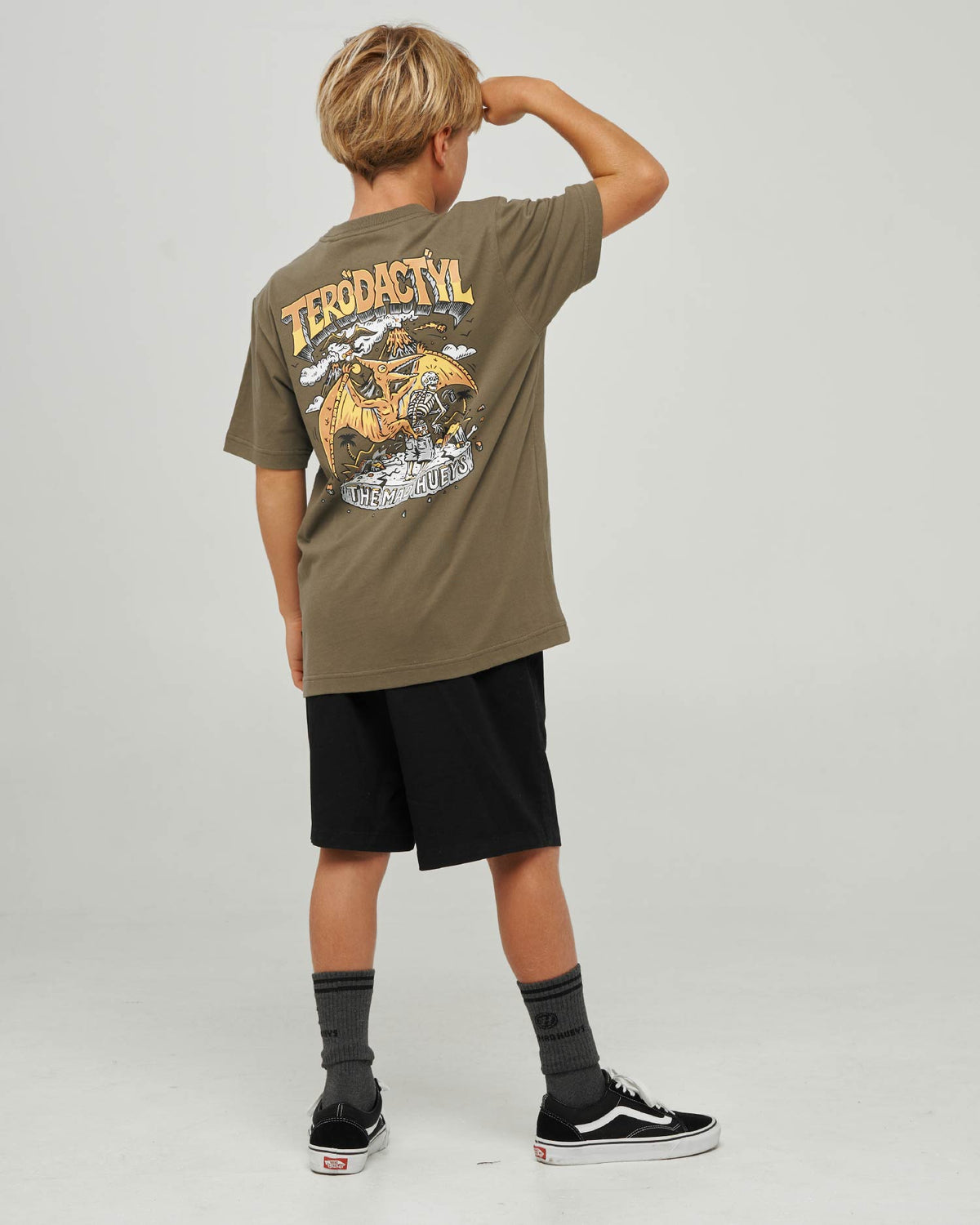 Mad Hueys Terodactyl Tee Olive