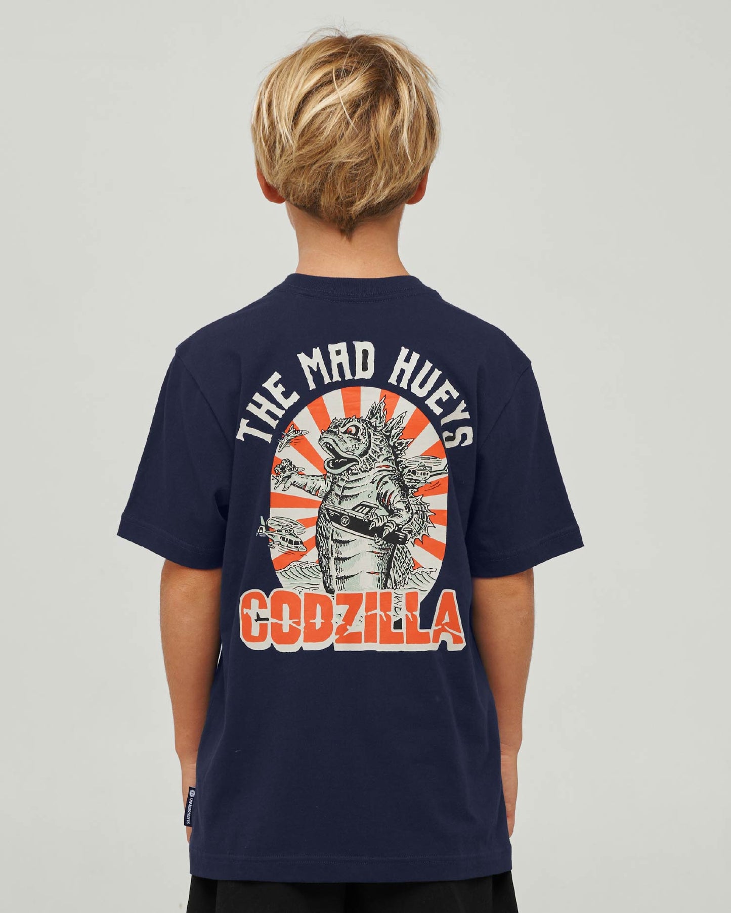 Mad Hueys Codzilla Forever Tee Navy