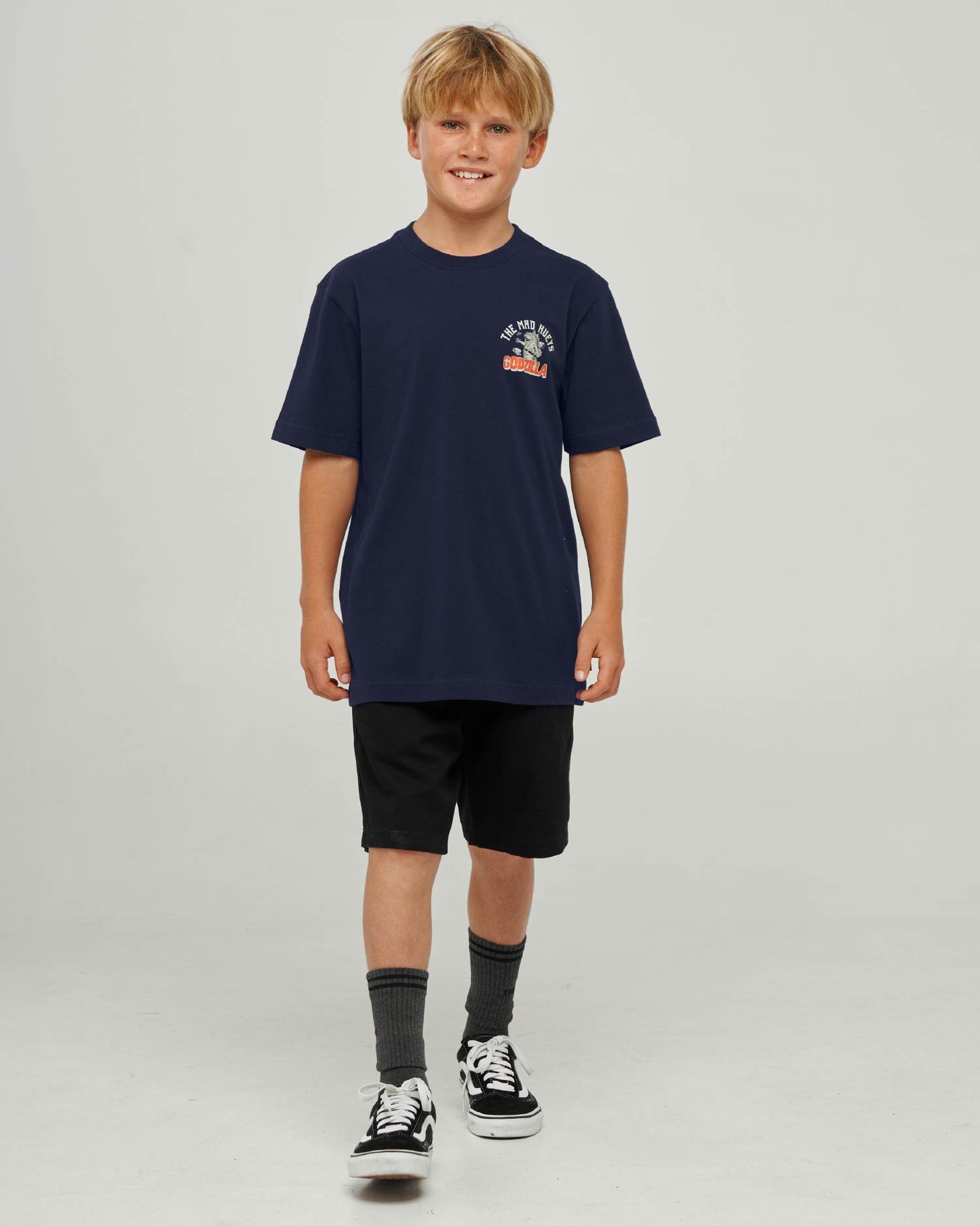 Mad Hueys Codzilla Forever Tee Navy