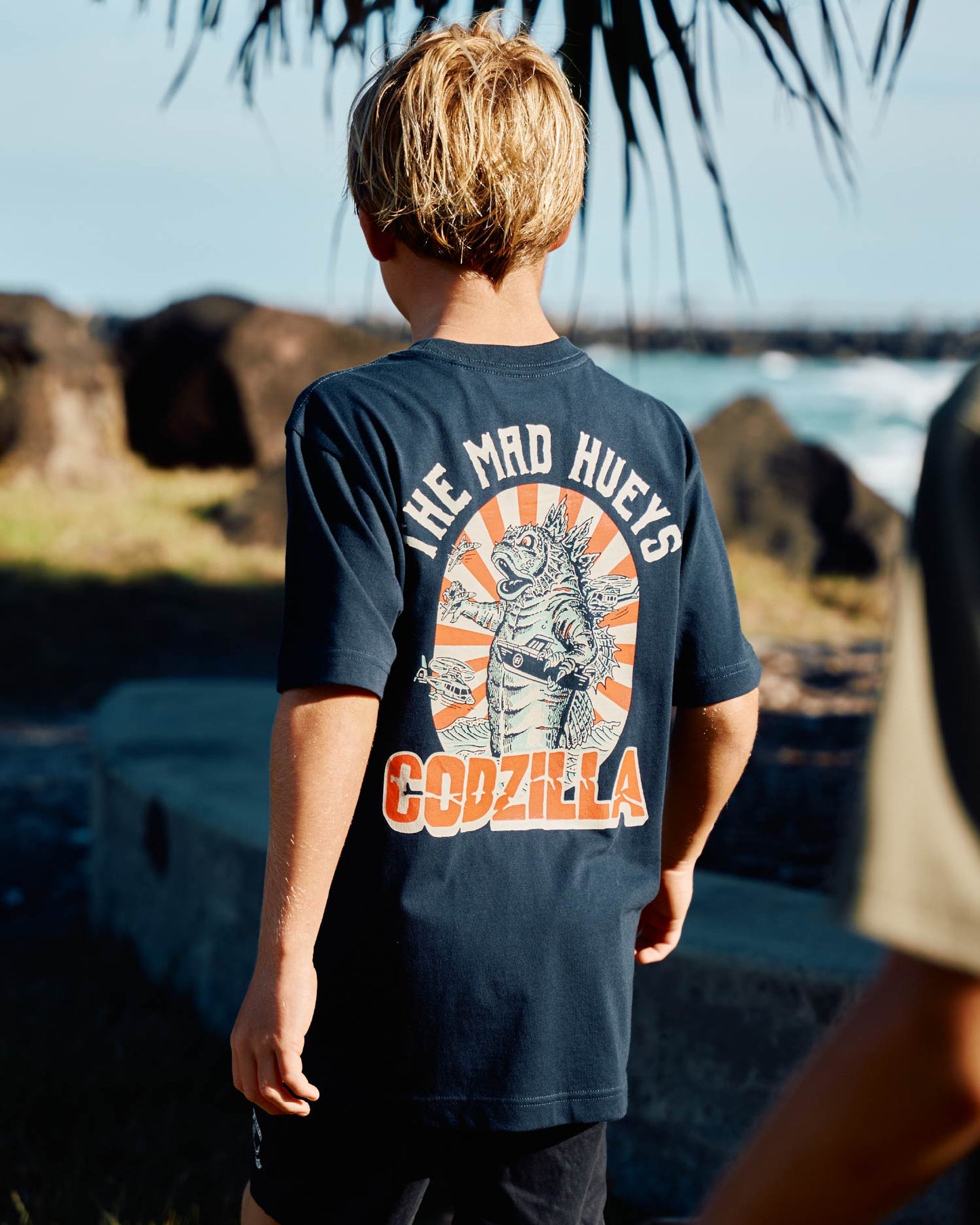 Mad Hueys Codzilla Forever Tee Navy