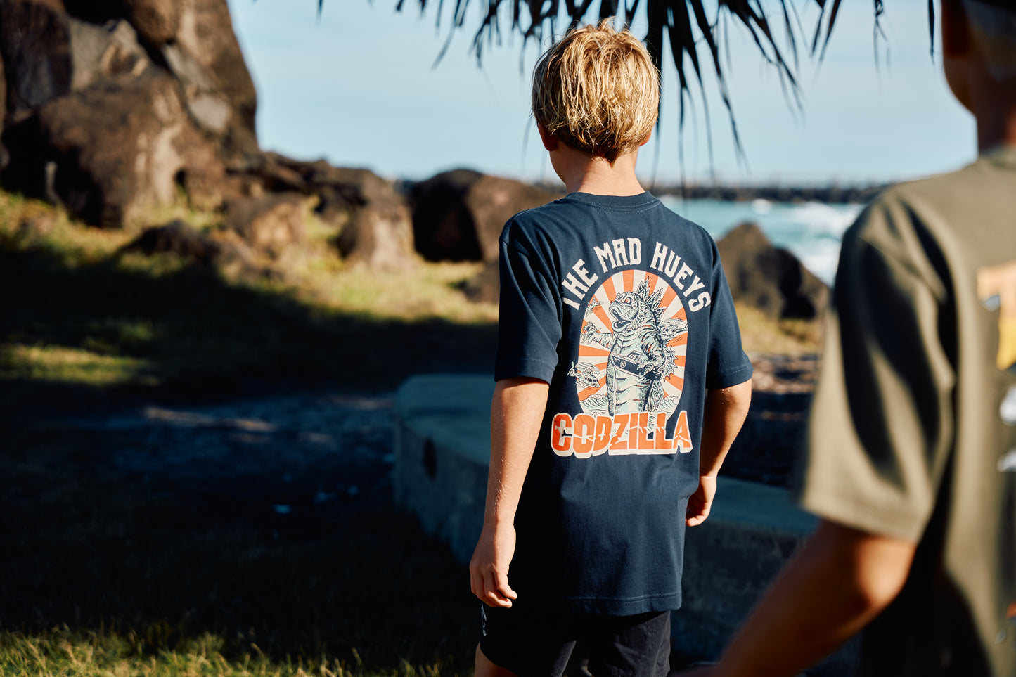Mad Hueys Codzilla Forever Tee Navy