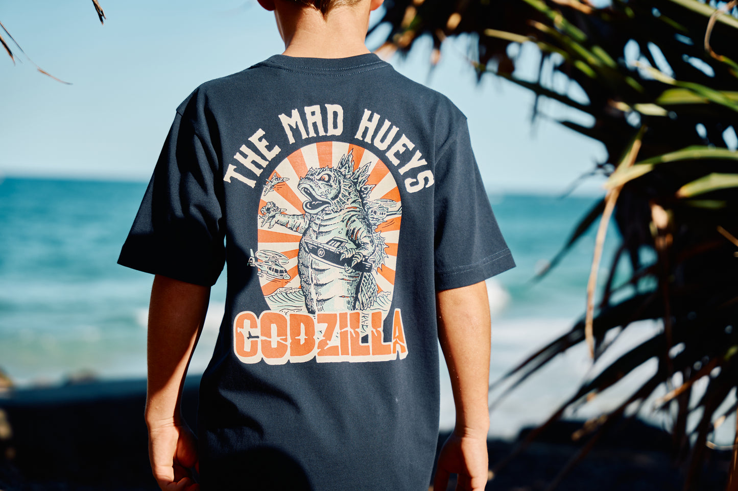 Mad Hueys Codzilla Forever Tee Navy