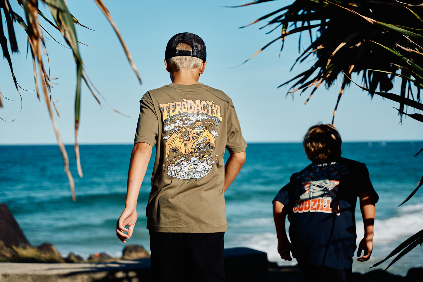 Mad Hueys Codzilla Forever Tee Navy