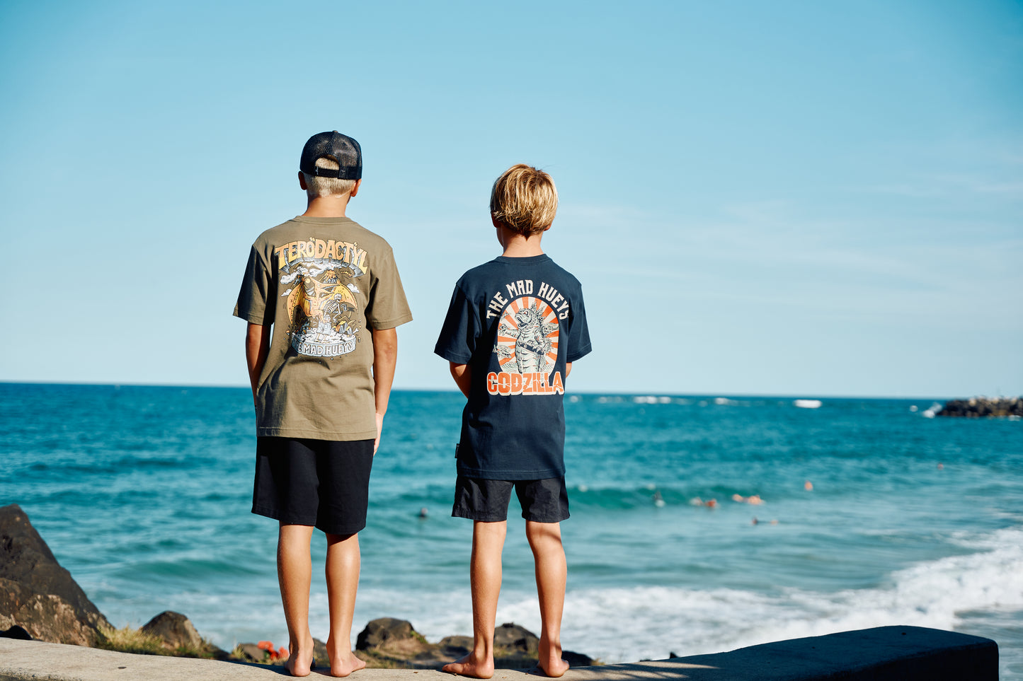 Mad Hueys Codzilla Forever Tee Navy