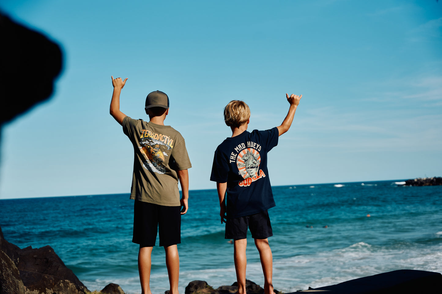 Mad Hueys Codzilla Forever Tee Navy