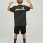 Mad Hueys Surfing Hueys Tee Vintage Black