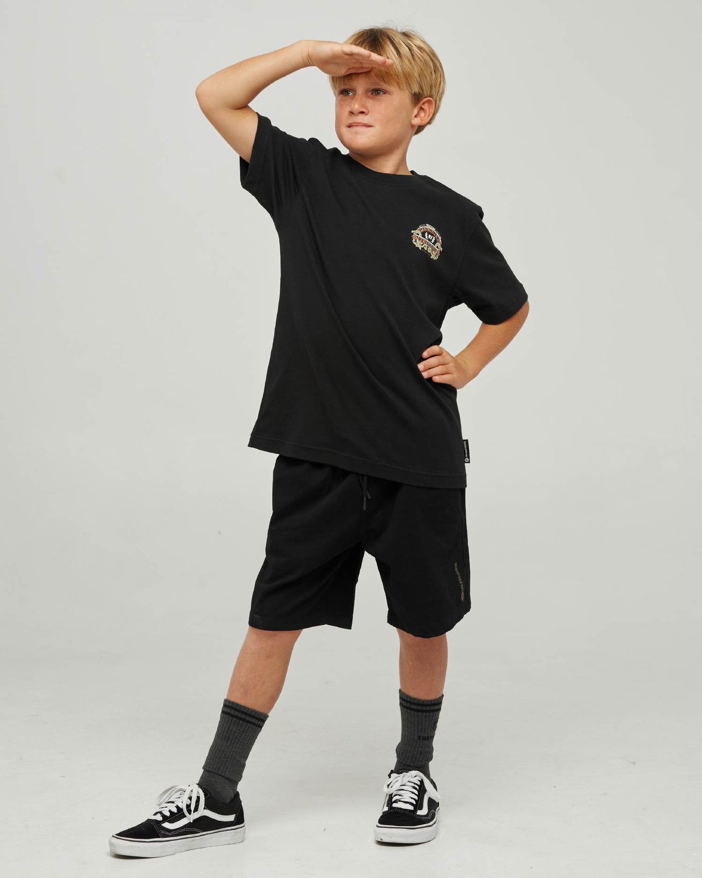 Mad Hueys Dragon Captain Tee Black