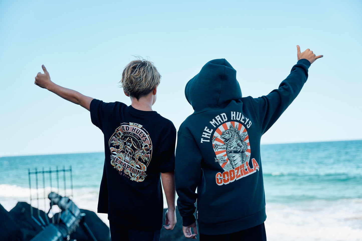 Mad Hueys Dragon Captain Tee Black