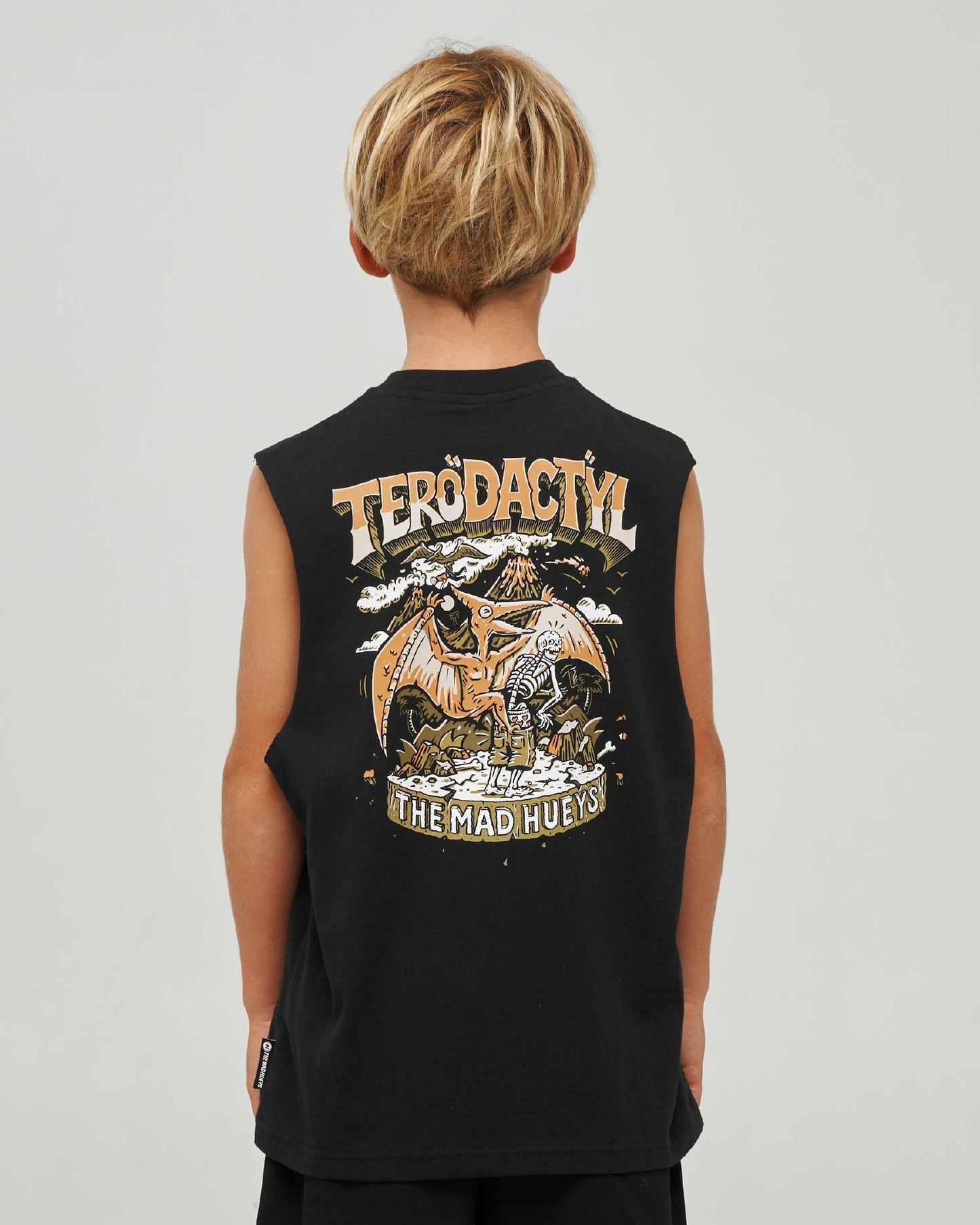 Mad Hueys Terodactyl Muscle Tee Black