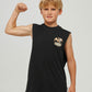 Mad Hueys Terodactyl Muscle Tee Black