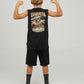 Mad Hueys Terodactyl Muscle Tee Black