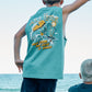 Mad Hueys Shred Dead Muscle Tee Seafoam
