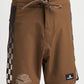 Mad Hueys Letter Boardshort Walnut