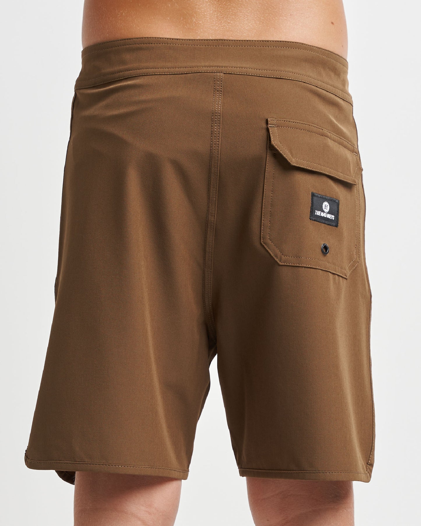 Mad Hueys Letter Boardshort Walnut