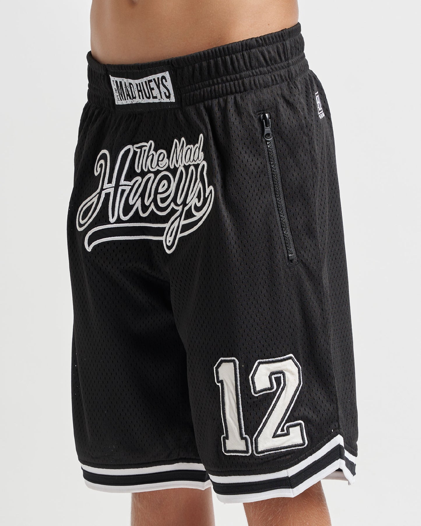 Mad Hueys Basketball Short Black