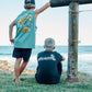 Mad Hueys Shred Dead Muscle Tee Seafoam