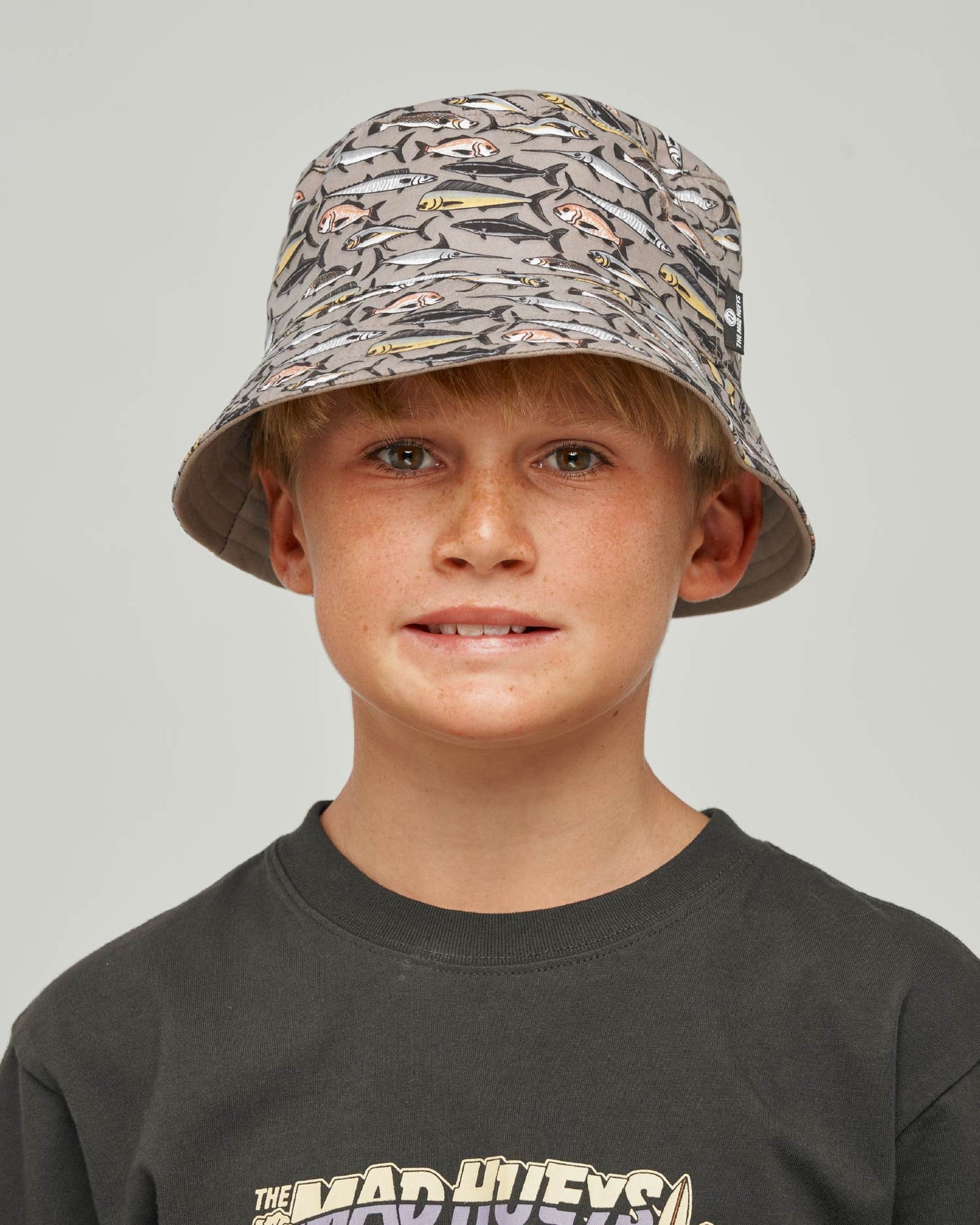 Mad Hueys Pro Hueys Reversible Bucket Hat Taupe