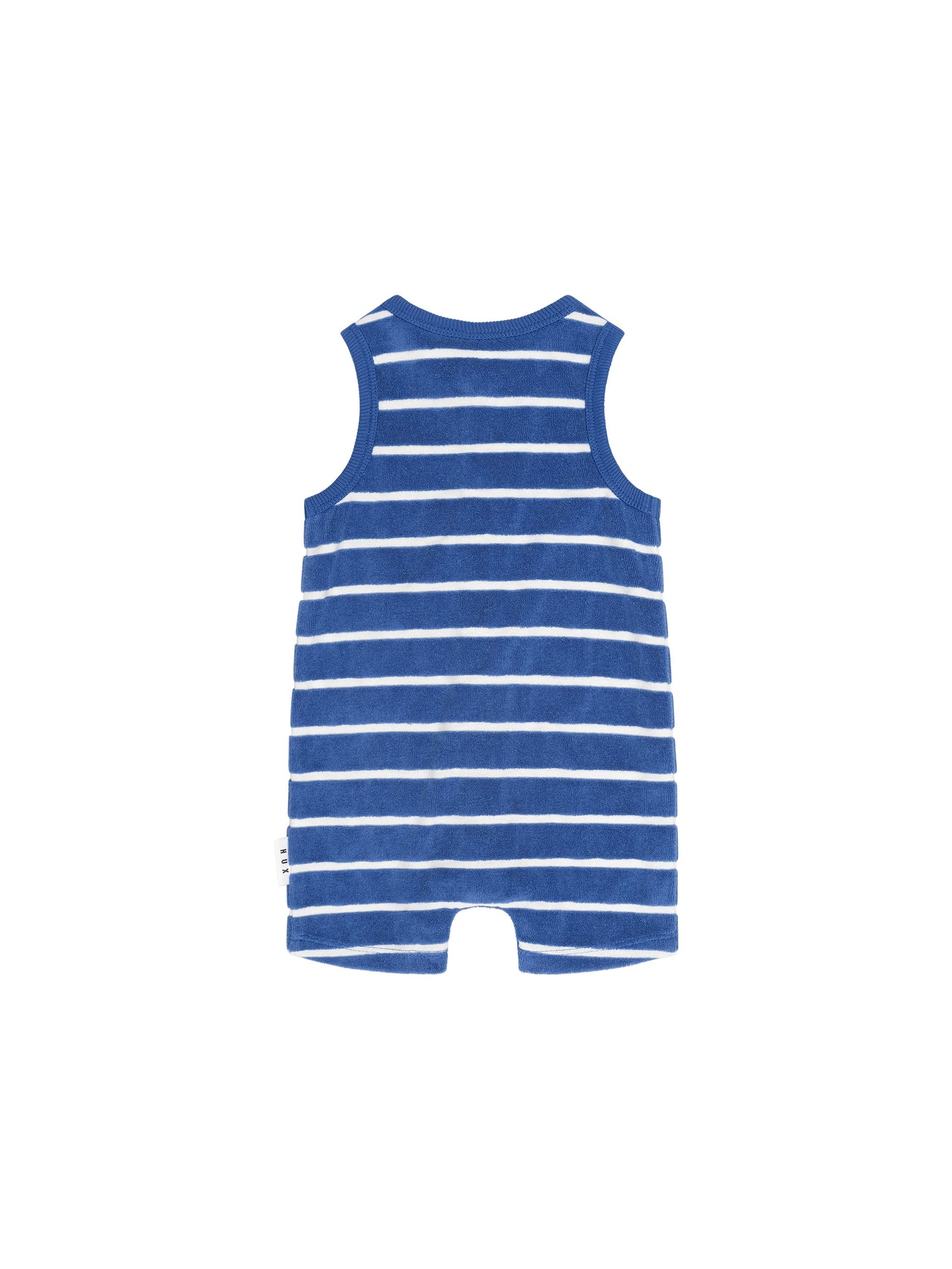 Huxbaby Nautical Peekaboo Hux Rowelling Romper Cobalt | White