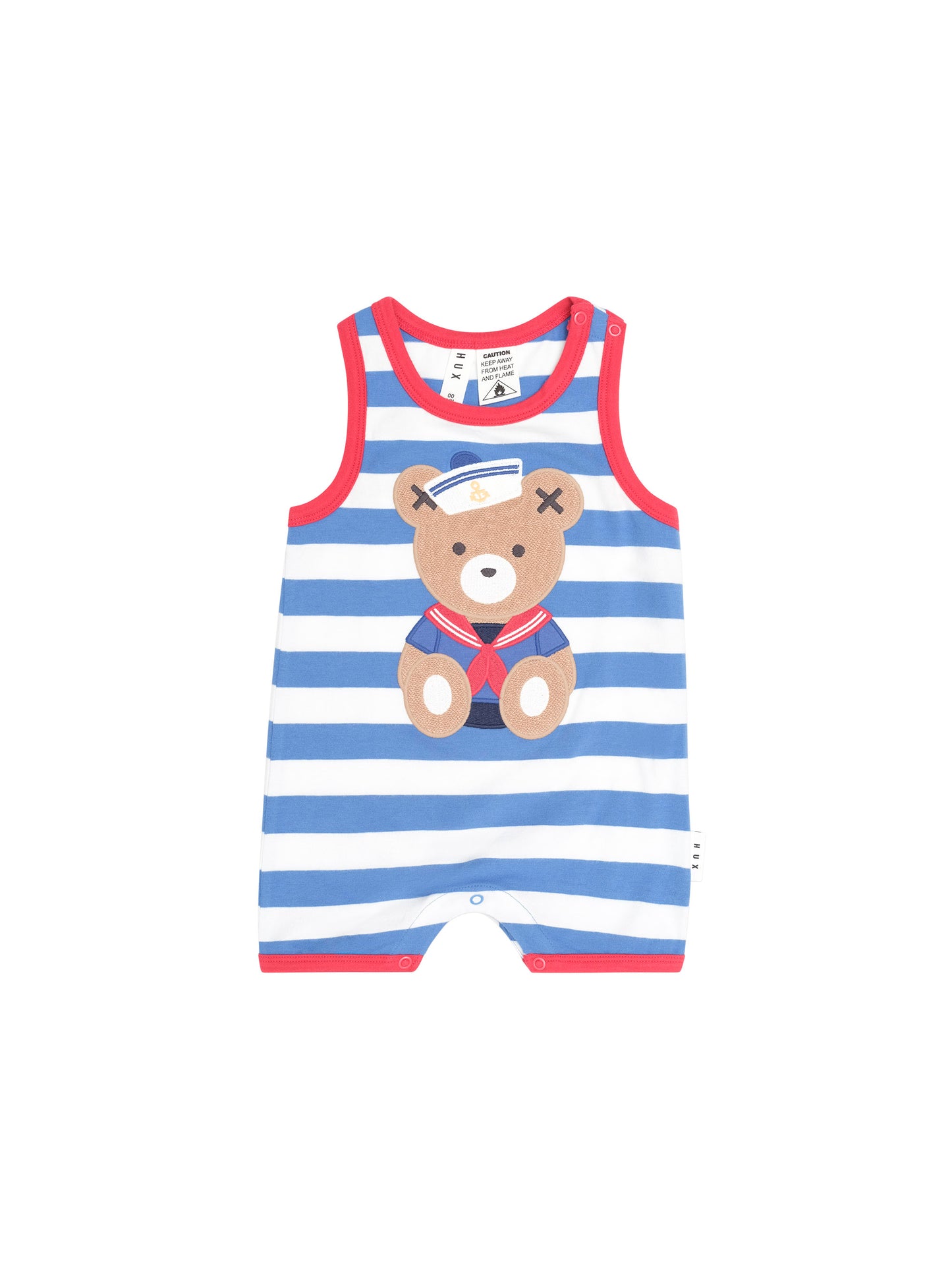 Huxbaby Nautical Stripe Sitting Hux Romper