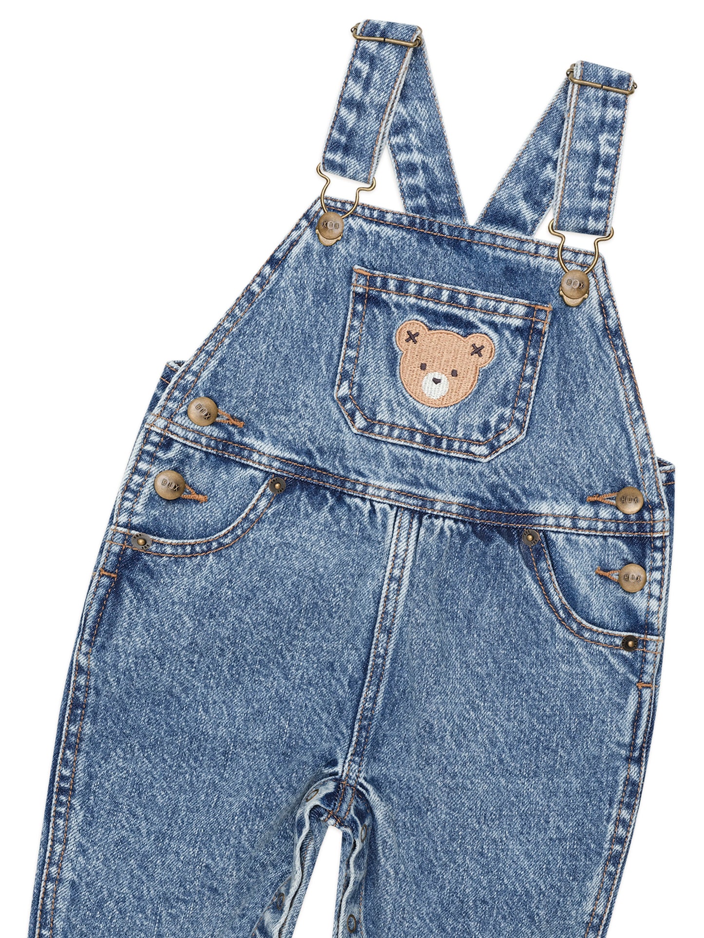 Huxbaby Dreamy Denim Overalls