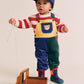 Huxbaby Colour Block Cord Overalls