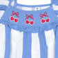 Huxbaby Seaside Cherry Stripe Playsuit