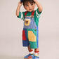 Huxbaby Colour Block Pocket Shortall | Overall