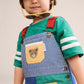 Huxbaby Colour Block Pocket Shortall | Overall