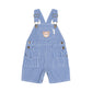 Huxbaby Cobalt Stripe Carpenter Shortall | Overall