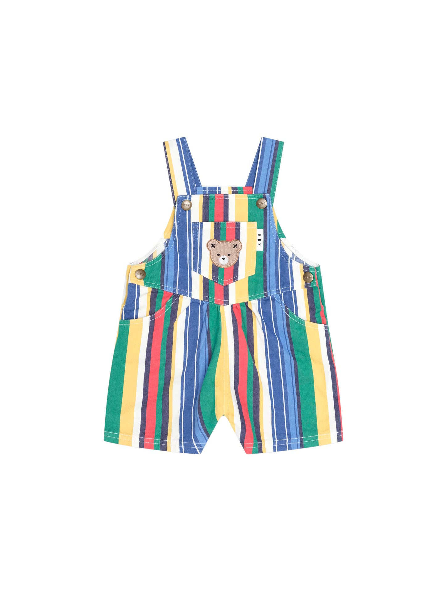 Huxbaby Variegated Stripe Shortall | Overall