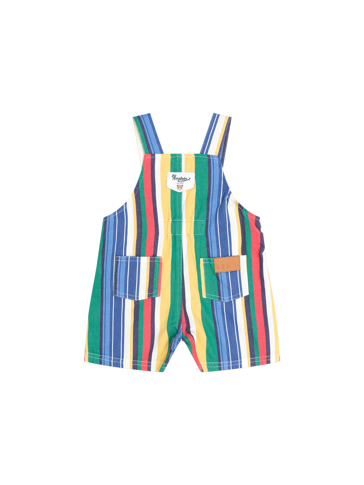 Huxbaby Variegated Stripe Shortall | Overall