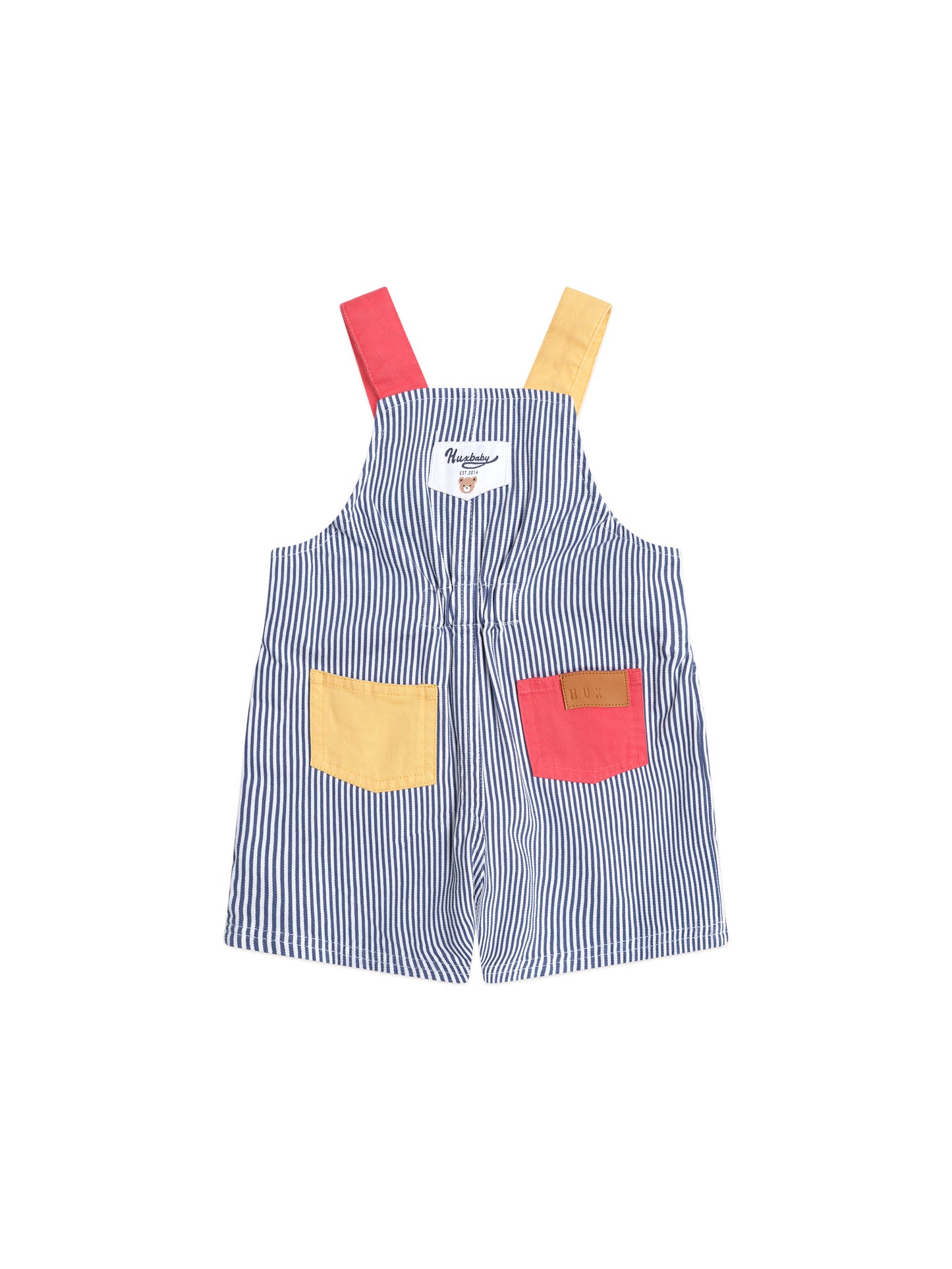 Huxbaby Classic Stripe Short Overalls