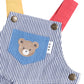 Huxbaby Classic Stripe Short Overalls
