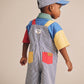 Huxbaby Classic Stripe Short Overalls