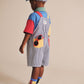 Huxbaby Classic Stripe Short Overalls