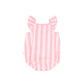 Huxbaby Floral Embroidery Stripe Playsuit Vintage Pink | Almond Milk