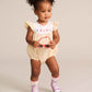 Huxbaby Flower Field Stripe Playsuit