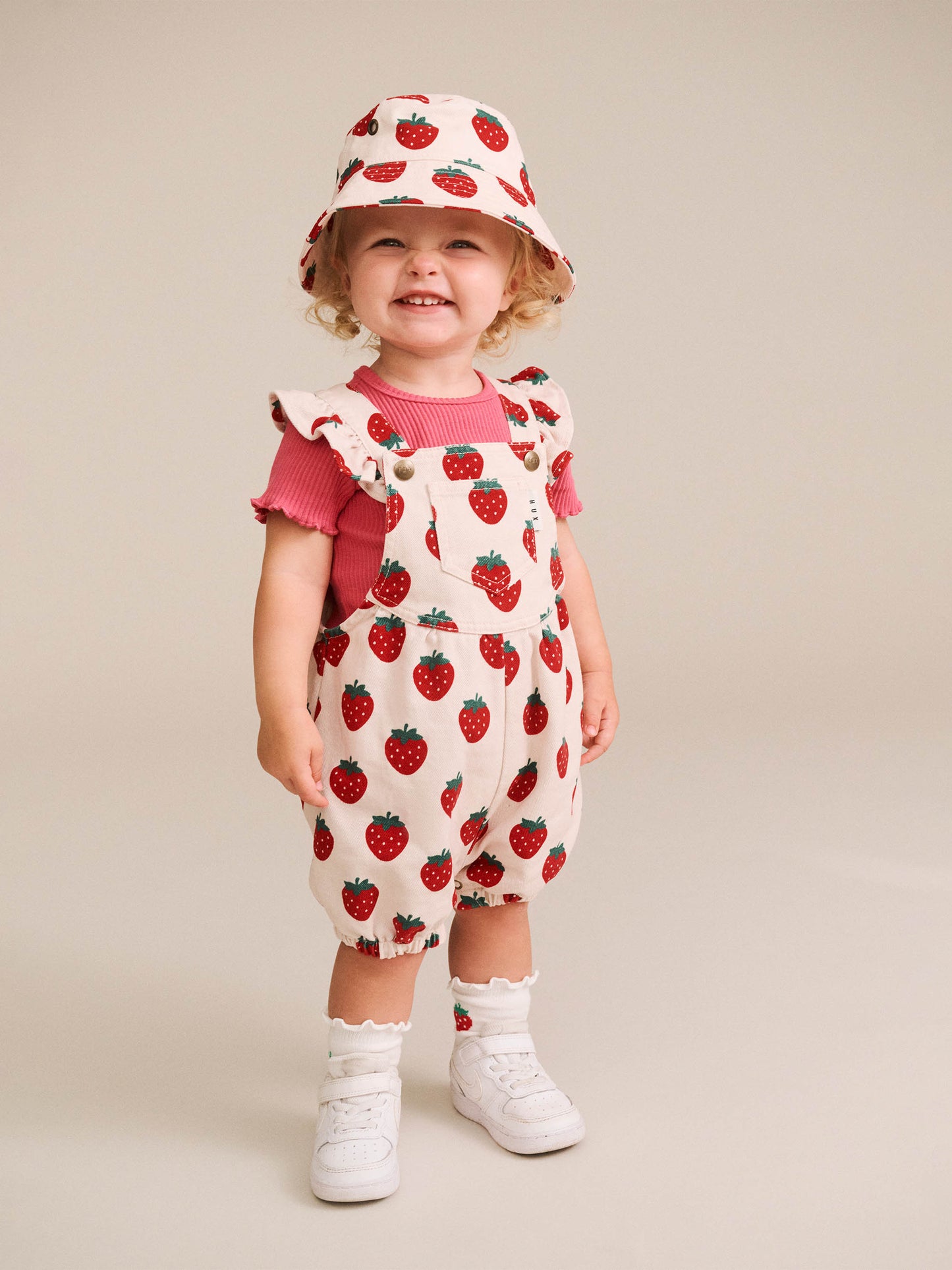 Huxbaby Strawberry Bubble Romper