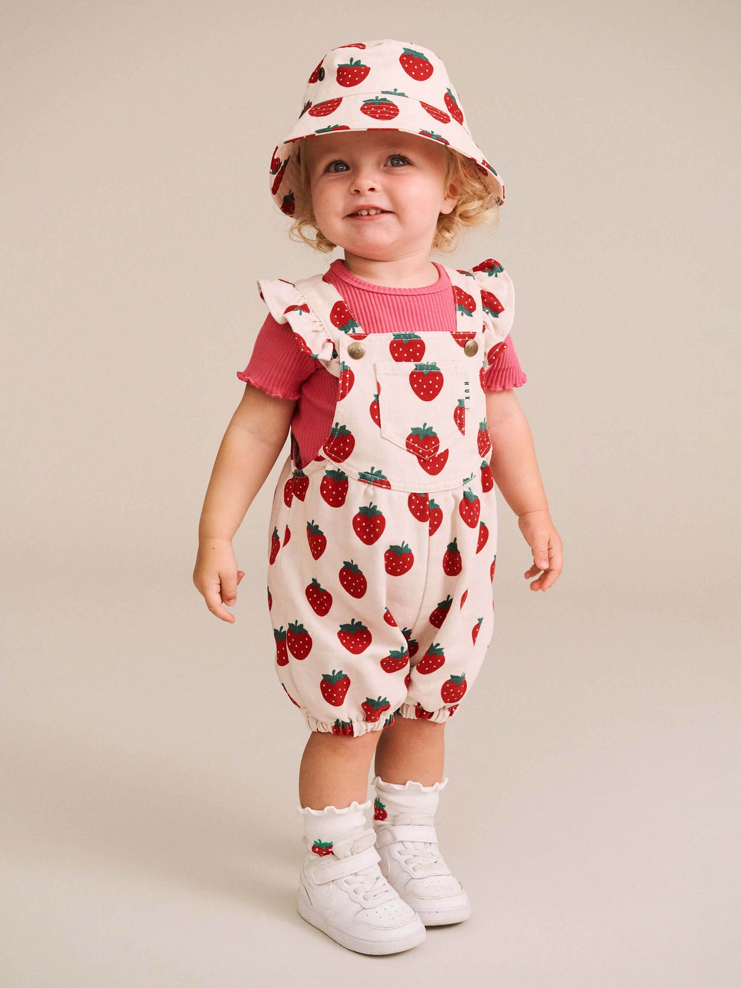 Huxbaby Strawberry Bubble Romper