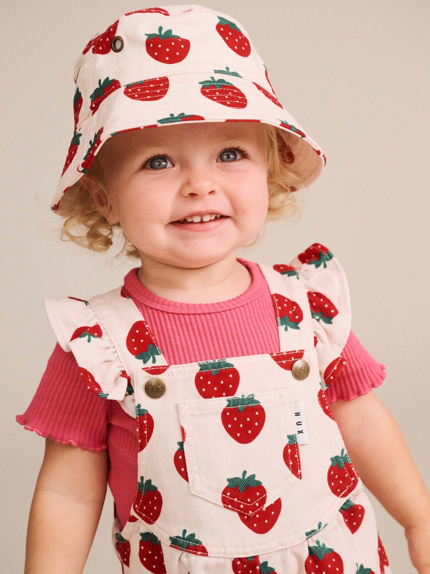 Huxbaby Strawberry Bubble Romper