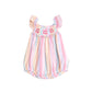 Huxbaby Rainbow Stripe Frill Playsuit