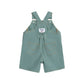 Huxbaby Denim Short Overall Green