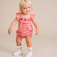 Huxbaby Cherry Embroidery Playsuit