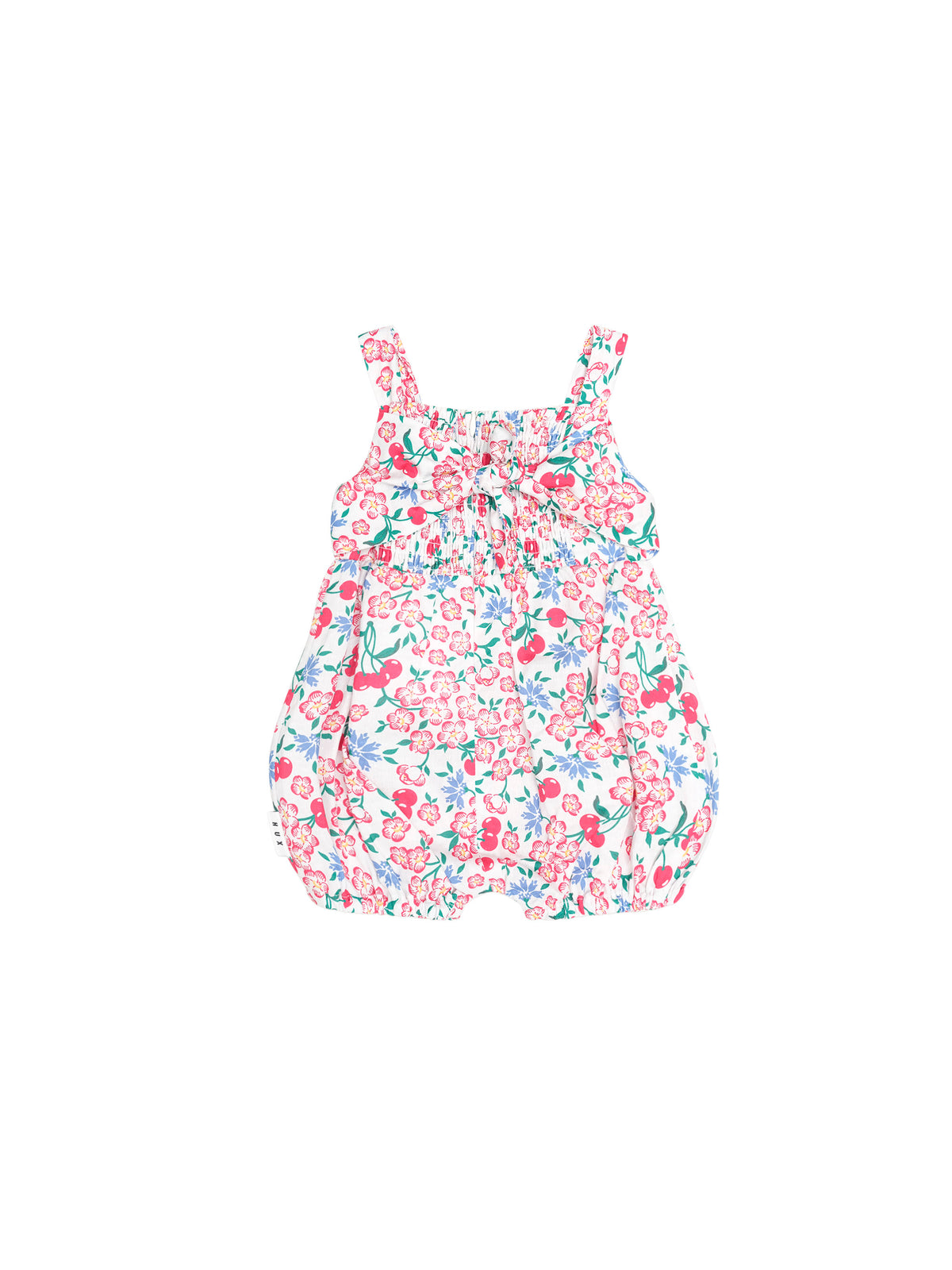 Huxbaby Tropical Floral Tie Romper