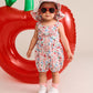 Huxbaby Tropical Floral Tie Romper
